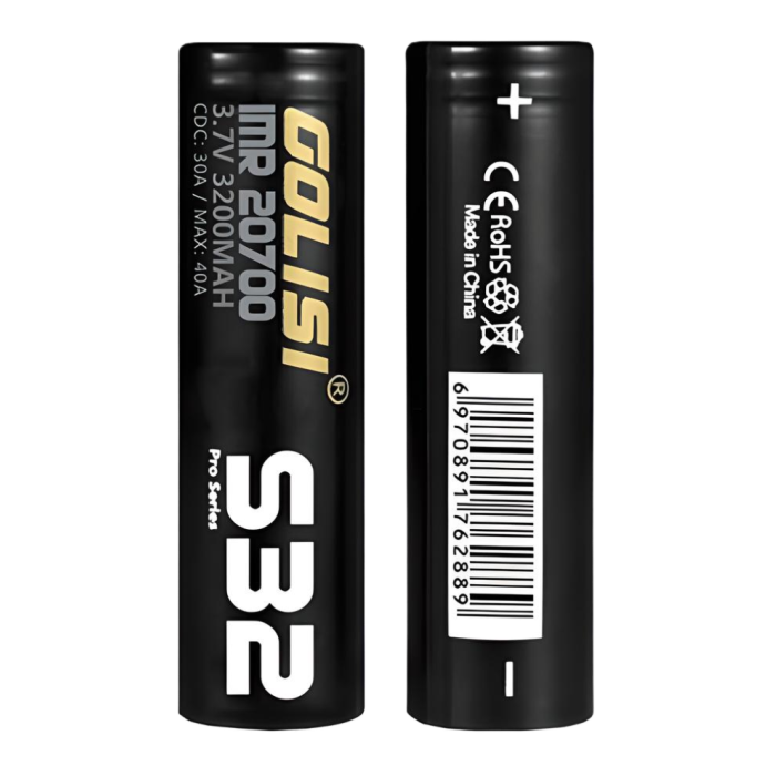 Golisi S32 IMR 20700 Akku - 3.7V, 3200mAh, 30A, max 40A