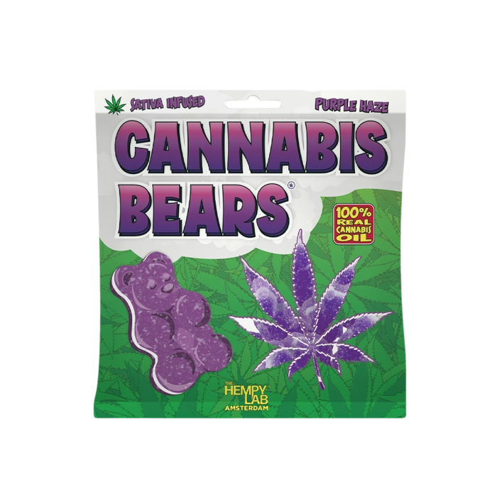 The Hempy Lab Cannabis Bears Purple Haze - 100g