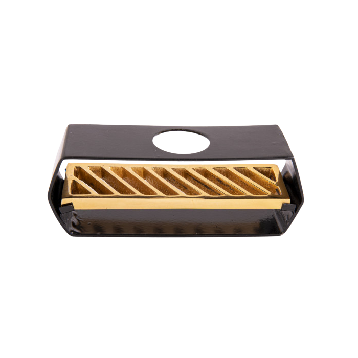Räucherhalter für Palo Santo – edler Halter in Schwarz-Gold
