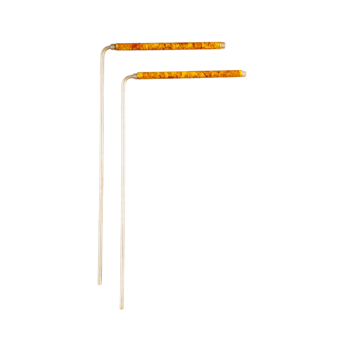 Berk Wünschelrute aus Messing mit Kupfergriff - 22cm, 2Stk