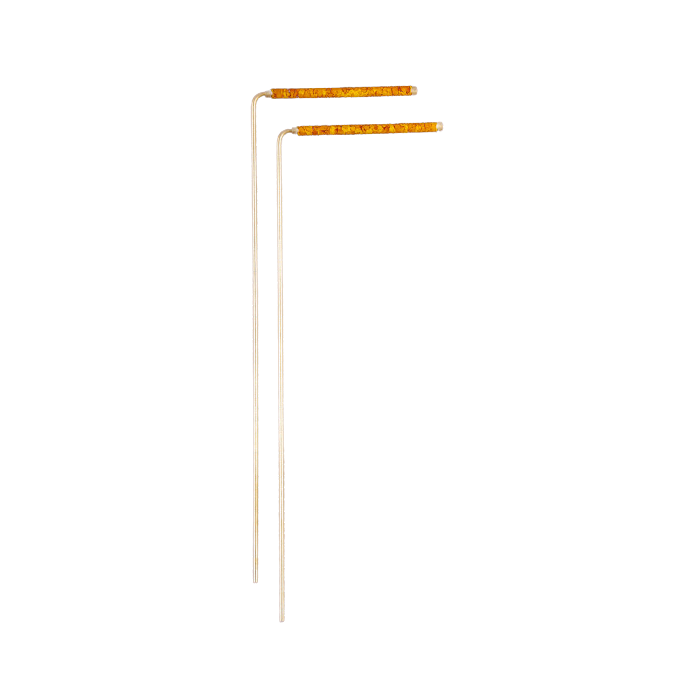 Berk Wünschelrute aus Messing mit Kupfergriff - 34cm, 2Stk