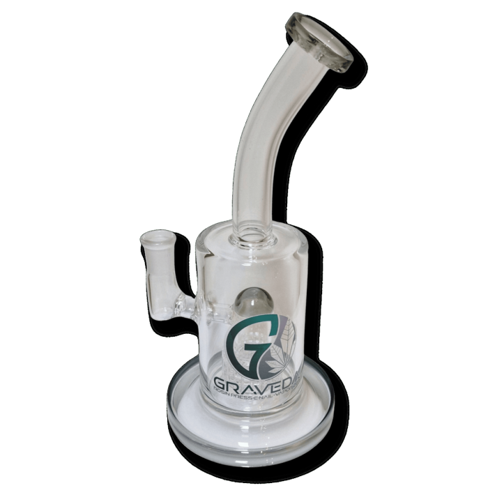 Dabbing Rig mit Schlitzdiffusor – Ölbong aus Borosilikatglas