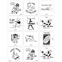 Sticker Pack, 20 Sticker, 10 Motive, 10x10cm