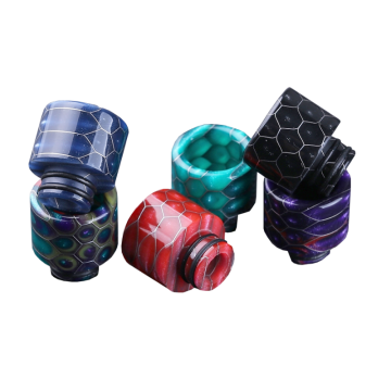 Epoxy Resin Snake Pattern 510 Drip Tip