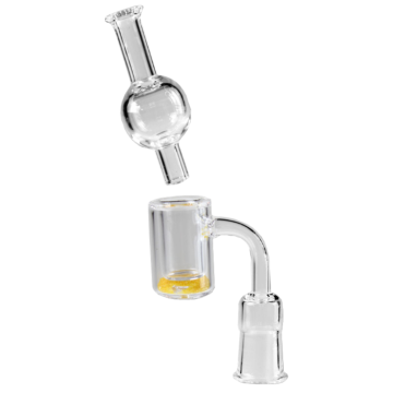 Glasbanger Set klarer Schliff mit Carb Cap 18er