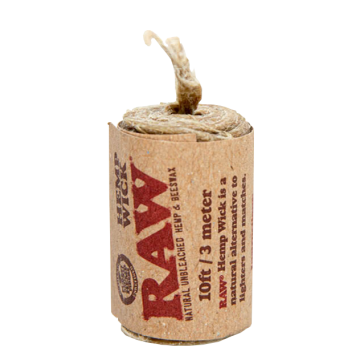 Natural Unbleached Hemp & Beeswax Hemp Wick (Docht), 3 m