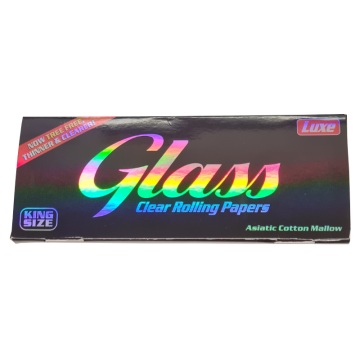 Glass Clear Cellulose Rolling Papers King Size