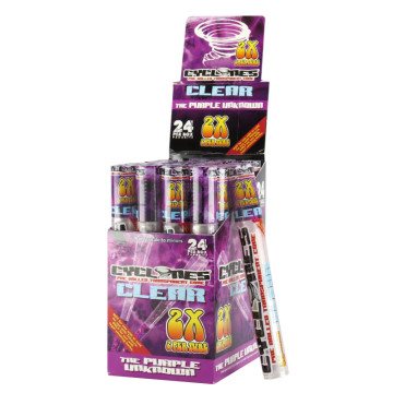 Clear - Purple Unknown, King Size, 2Stk