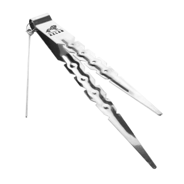 Crunk Kohlezange Silver