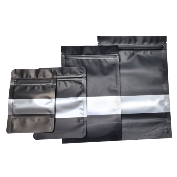 Matte Zip Lock Kunststoffbeutel, 100Stk.