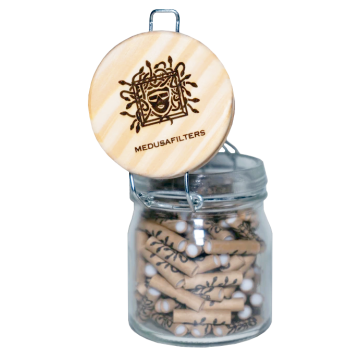 Premium Aktivkohlenfilter, 100er Glas