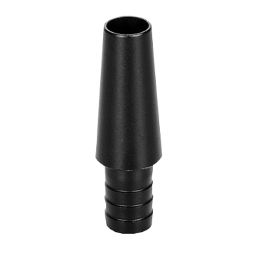 Shisha Schlauchanschluss Schwarz-Matt