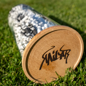 Cellulose Slim Aktivkohlefilter im Glas