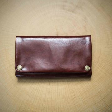 Tabaktasche Brown, Kunstleder