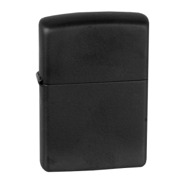 Benzinfeuerzeug Classic Schwarz Matt