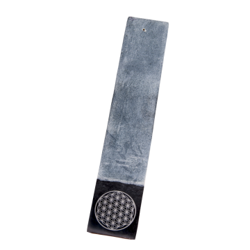 Blume des Lebens Räucherstäbchenhalter Speckstein, 25cm