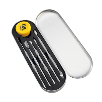 Black Leaf Oil - Etui mit Edelstahlwerkzeugen