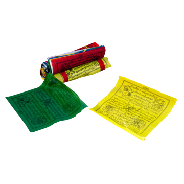 Tibetische Gebetsfahnen aus Polyester