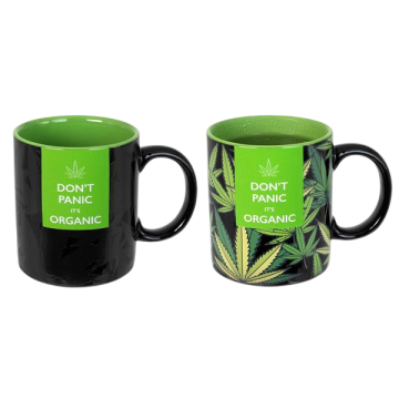 Tasse Keramikbecher Cannabis Heat-Change Thermal-Effekt