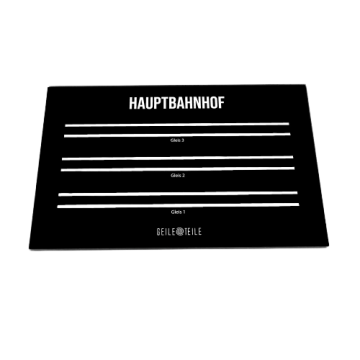 Hauptbahnhof Acrylplatte