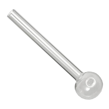 Ölpfeife aus Glas 108mm