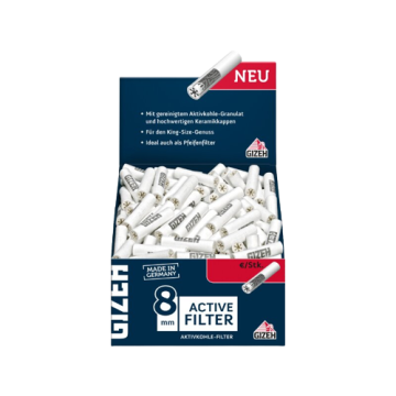 Aktivkohlenfilter 8mm, 200Stk.