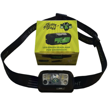 Grünlicht LED-Stirnlampe mit USB