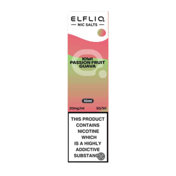 Kiwi Passion Fruit Guava Nic Salts, 10ml