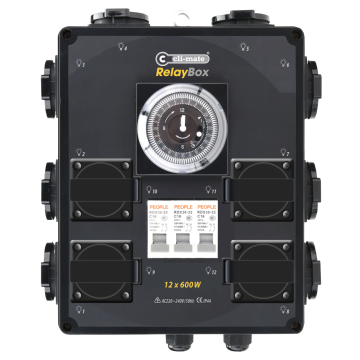 RelayBox Zeitrelais, 12x600W