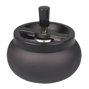 Drehascher Bauchig Matt, 13cm