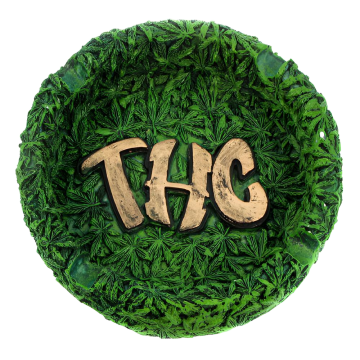 Resin Ashtray THC, 13cm