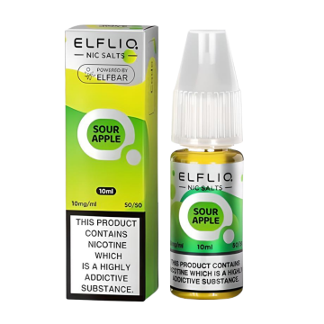 Sour Apple Nic Salts, 10ml