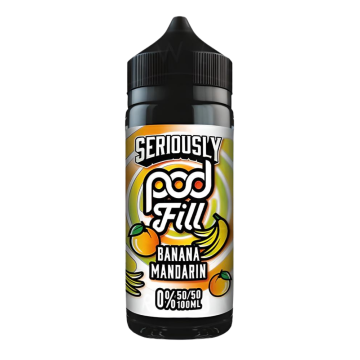 Seriously Pod Fill Banana Mandarin, 100ml, Shortfill