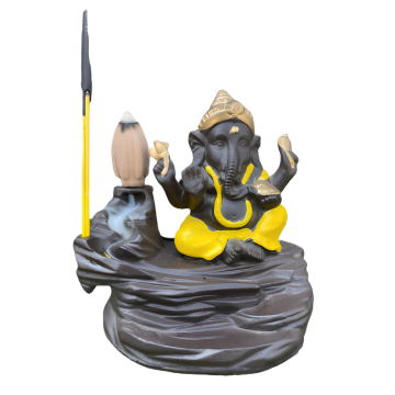 Räucherkegel Halter Ganesha