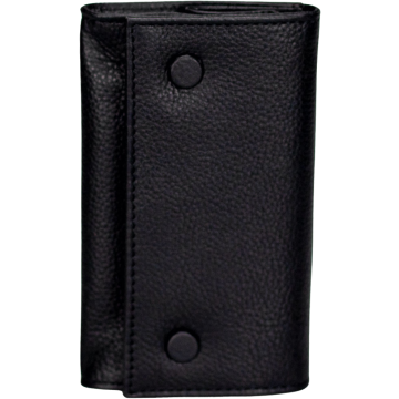 Rollbeutel „Black“ echtes Leder