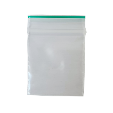 Schnellverschlussbeutel Green Line 24x24mm