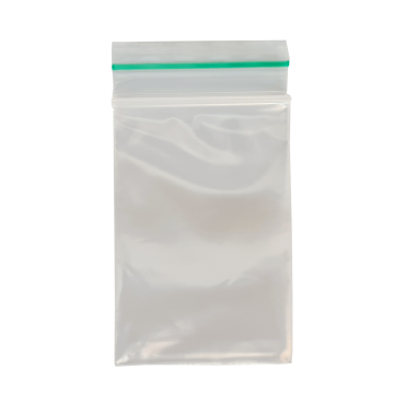 Schnellverschlußbeutel grüner Strich 40x60mm, 100Stk.