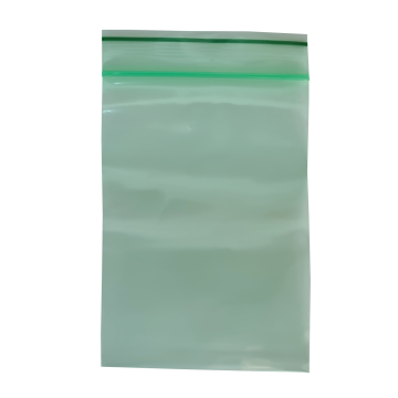 Schnellverschlußbeutel Grün 70x100mm, 0.07-0.09mm, 100Stk.