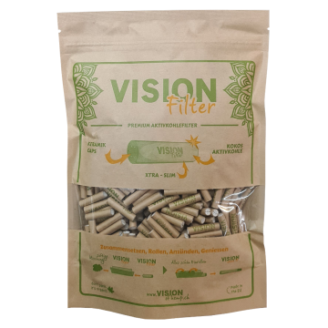 Vision Filter Active Charcoal, 500pcs !!SUMMER EDITION!!