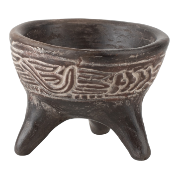 Handgemachte Räucherschale aus Mexiko