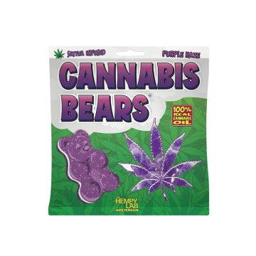 The Hempy Lab Cannabis Bears Purple Haze - 100g