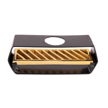 Porte-encens pour Palo Santo – élégant support noir et doré