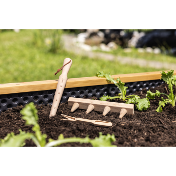 Greenline Anzuchtwerkzeug-Set aus FSC-Holz – 3-teiliges Set für Anzucht & Umpflanzen
