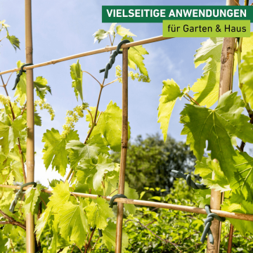 Gartendraht mit Gummimantel – 5 m Fixierdraht für Pflanzen & mehr