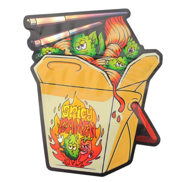 Mylar Grip Bags SPICYRAMEN, 90×113mm, 100 Stk.