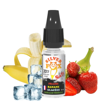 Silver Fox - Fraise Banane Glacées, 10ml