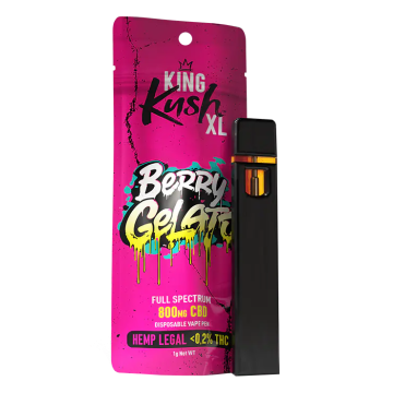 Berry Gelato – King Kush XL Vape Pen mit 800 mg CBD