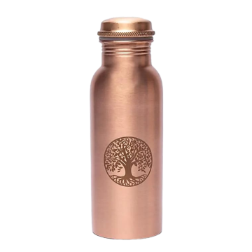 Kupferflasche – Lebensbaum Lasergravur, 500ml