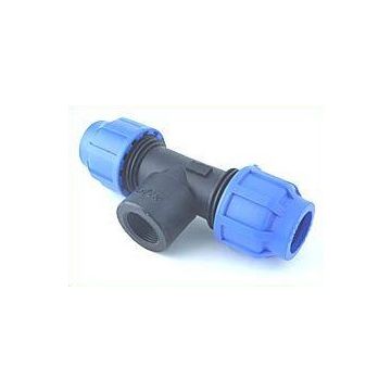 T-Stück 2x25 mm auf 3/4 Zoll IG , verschraubt