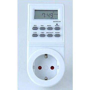 Digitale Zeitschaltuhr EU-Stecker